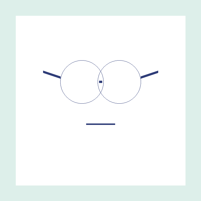 Eyewear 6-Slot Tray Polaroid Rectangle Eyeglasses - Image 1