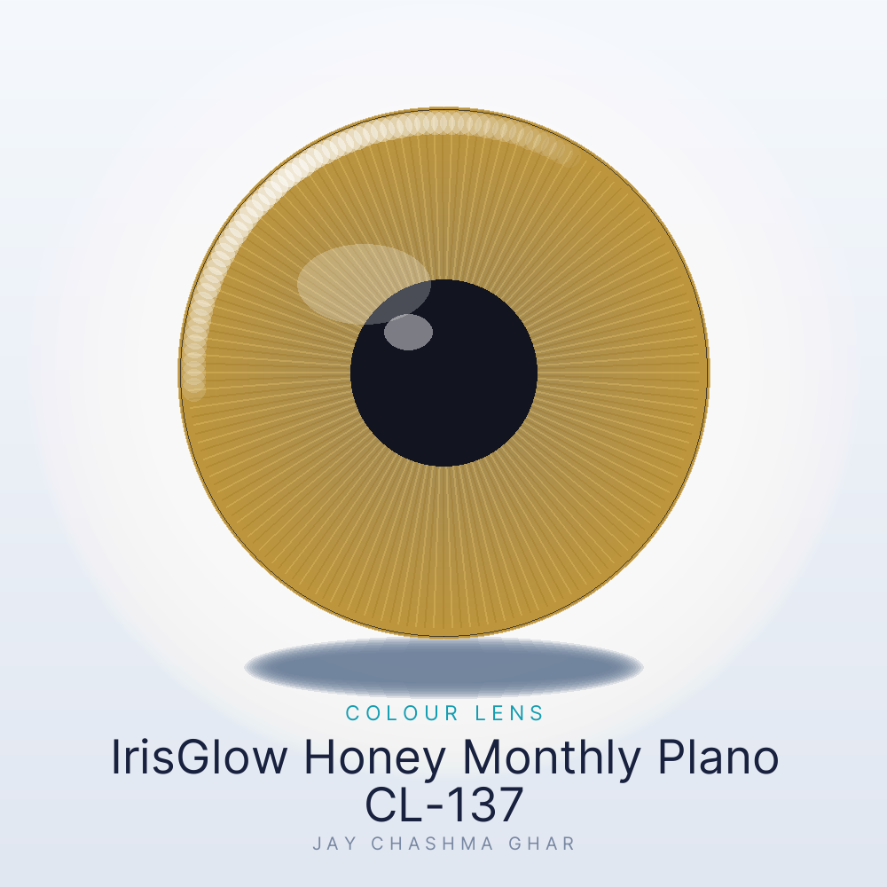 IrisGlow Honey Monthly Plano CL-137 IrisGlow Honey Monthly Plano CL-137 - Image 1