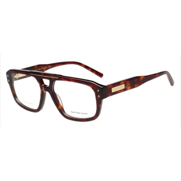 Tommy Hilfiger Pilot Acetate Eyeglasses – Havana